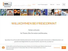 Tablet Screenshot of frescopaint.de